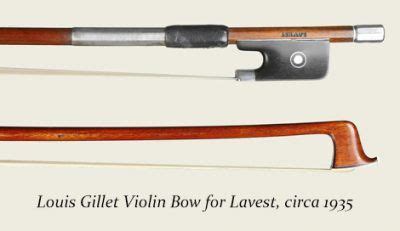 The black hair in some cases can often sound a little more edgy compared to a good white haired <b>bow</b>. . Gillet violin bow